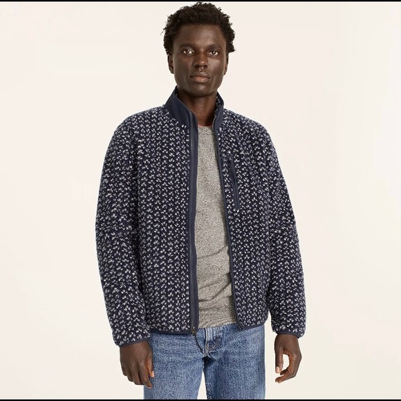 J Crew Nordic sherpa-fleece patterned jacket - Picture 4 of 4
